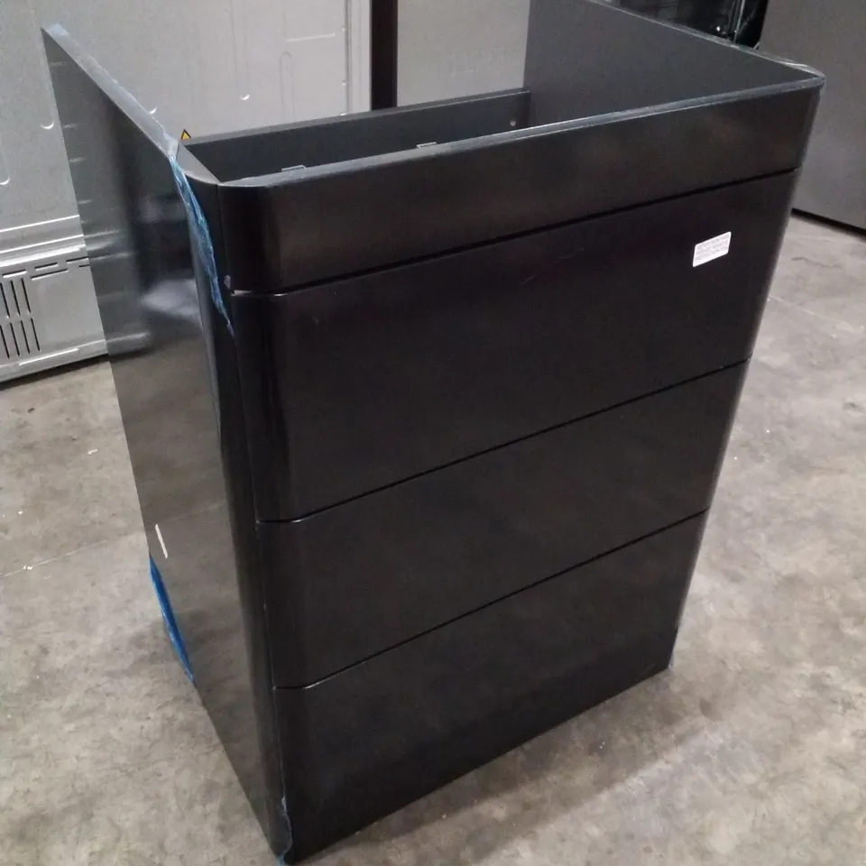 BRAND NEW BOXED VELDEAU HENBURY 600 FLOOR STANDING THREE DRAWER VANITY UNIT - 600×460×810MM