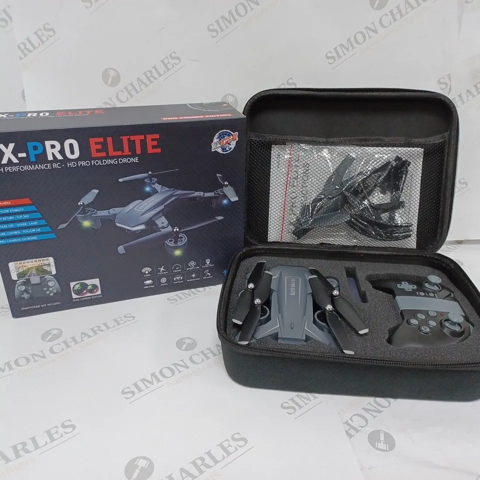 BOXED RDM FX-PRO ELITE HIGH PERFORMANCE RC HD PRO FOLDING DRONE 