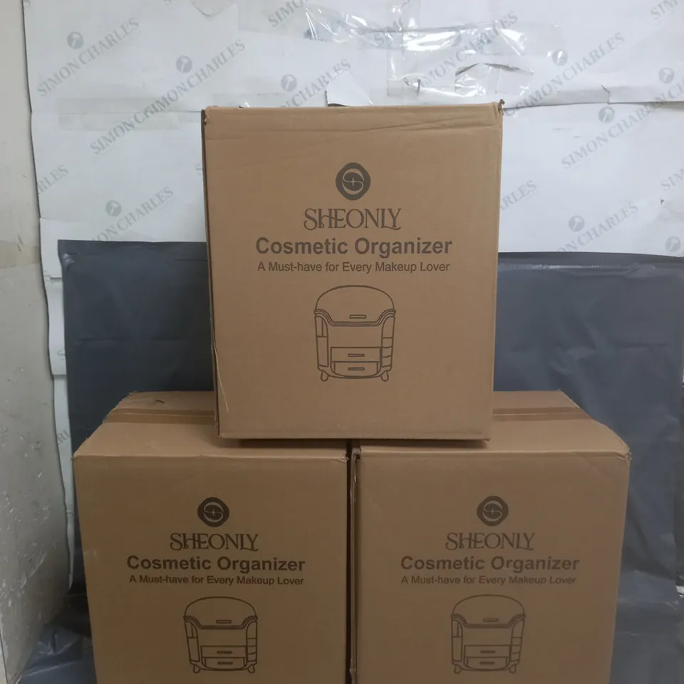 SHEONLY COSMETIC ORGANIZER BOXED X3 - COLLECTION ONLY 