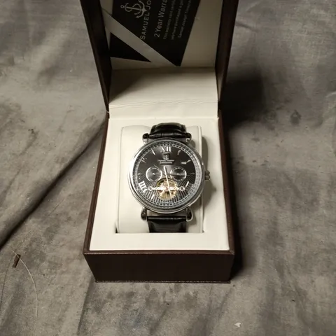 SAMUEL JOSEPH AUTOMATIC LIMITED EDITION SILVER WATCH 