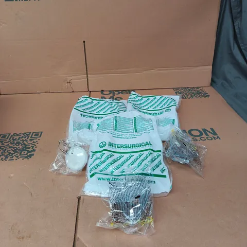 BOX OF APPROXIMATELY 10 ASSORTED INTERSURGICAL MEDICAL ITEMS TO INCLUDE 22M SMOOTHBORE TUBE WITH SOFT END CONNECTORS ETC