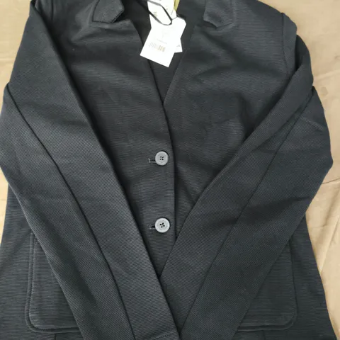 TOM TAILOR KNIT BLAZER IN DARK BLUE SIZE SMALL (UK 8)