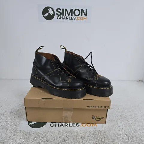 DR. MARTENS BLACK LEATHER BOOTS β BOXED UK 11