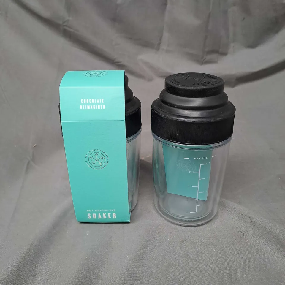THE CHOCOLATE SOCIETY X2 HOT CHOCOLATE SHAKERS 