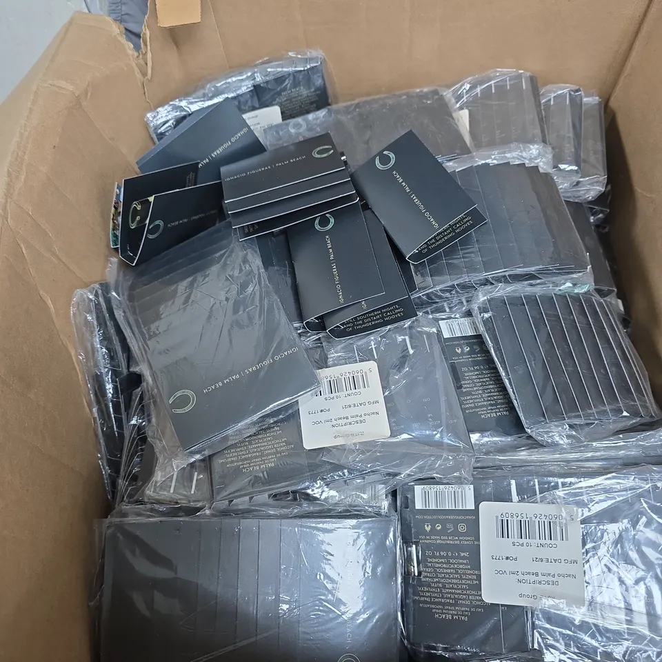 LARGE QUANTITY OF APPROXIMATELY 1000 IGNACIO FIGUREAS PALM BEACH EAU DE PARFUM SAMPLE SPRAYS 2ML EACH