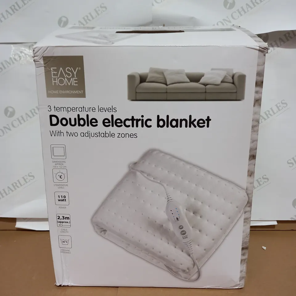EASYHOME DOUBLE ELECTRIC BLANKET 