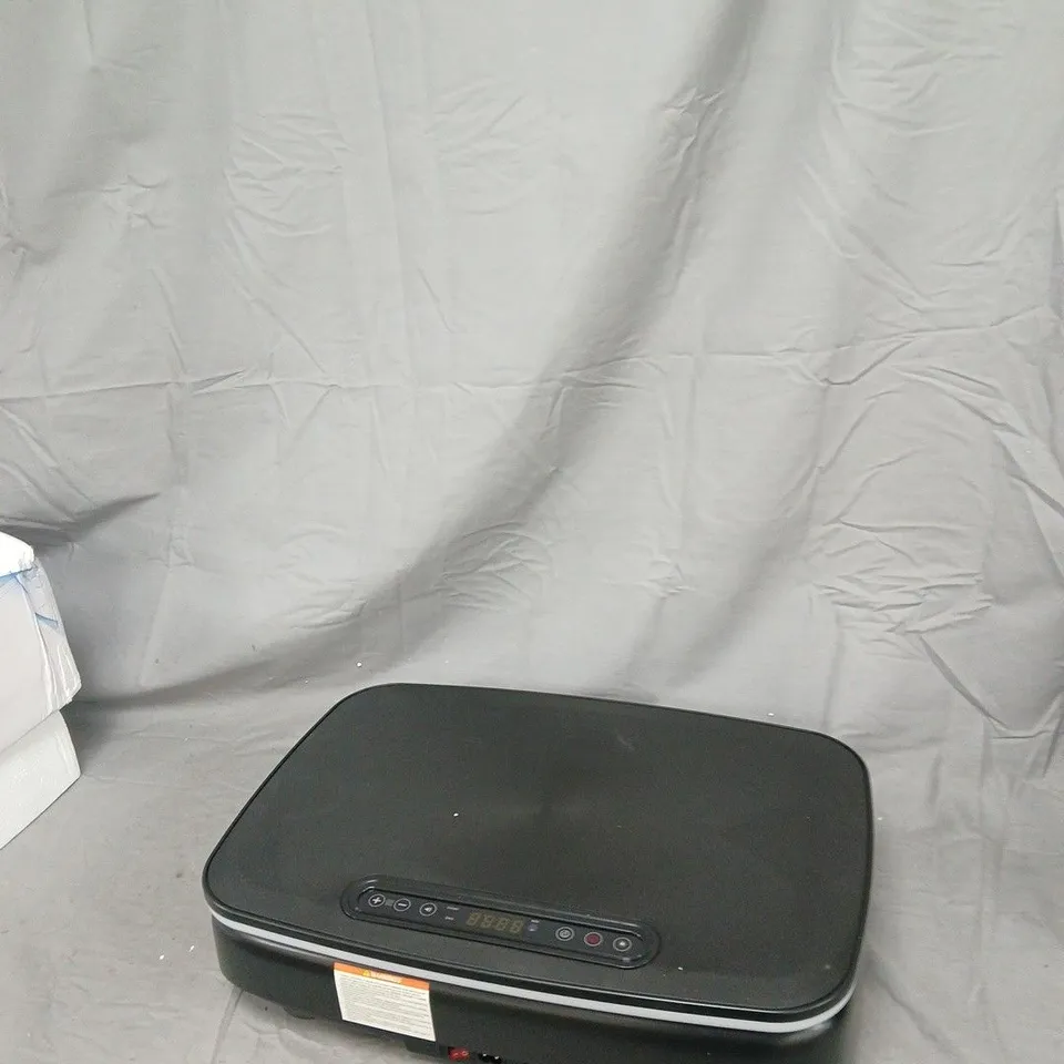 SOULSMART BLACK HOME APPLIANCE WITH FRONT CONTROL PANEL VIBRATING FITNESS PLATFORM