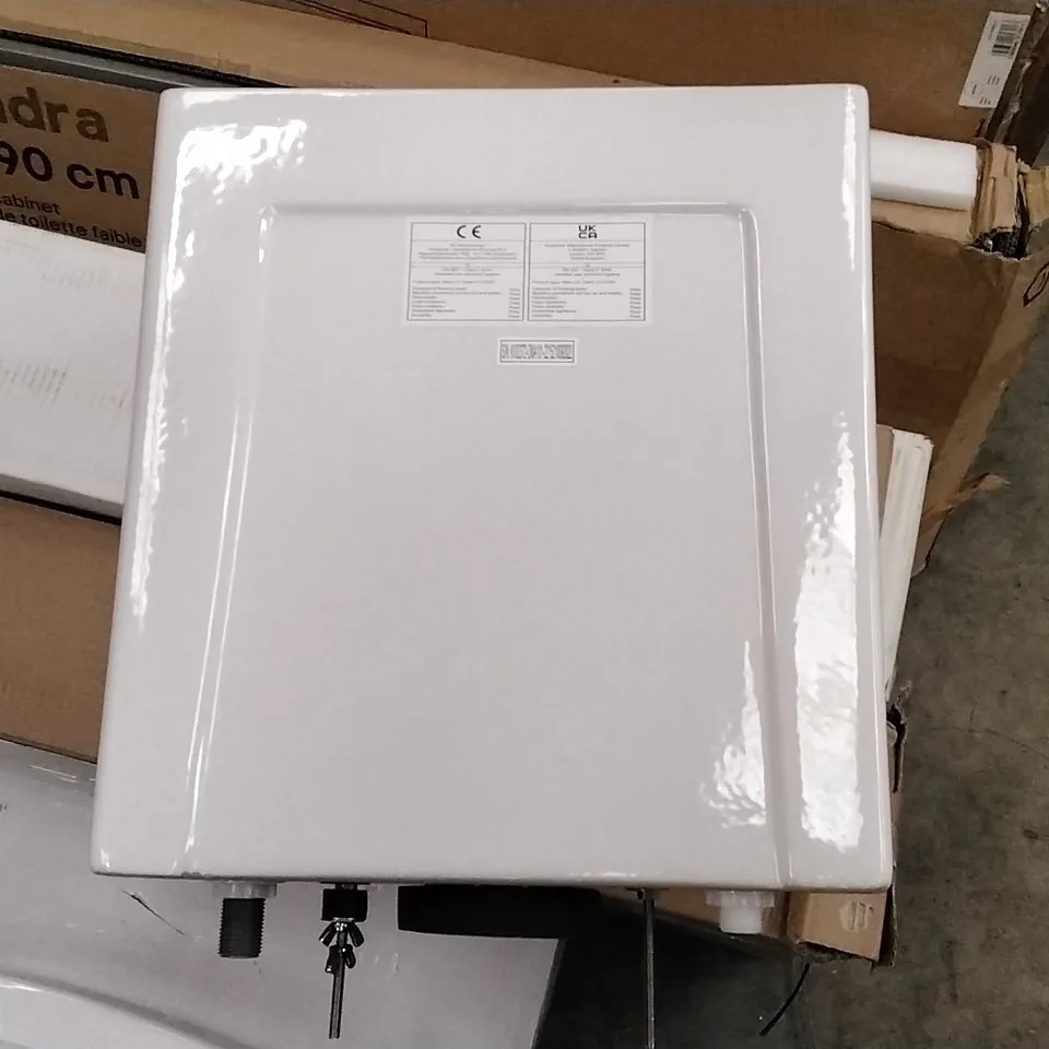 AFFINI WHITE CERAMIC TOILET CISTERN