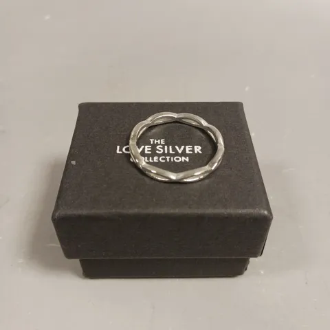 THE LONE SILVER COLLECTION INTERLOCKING RING