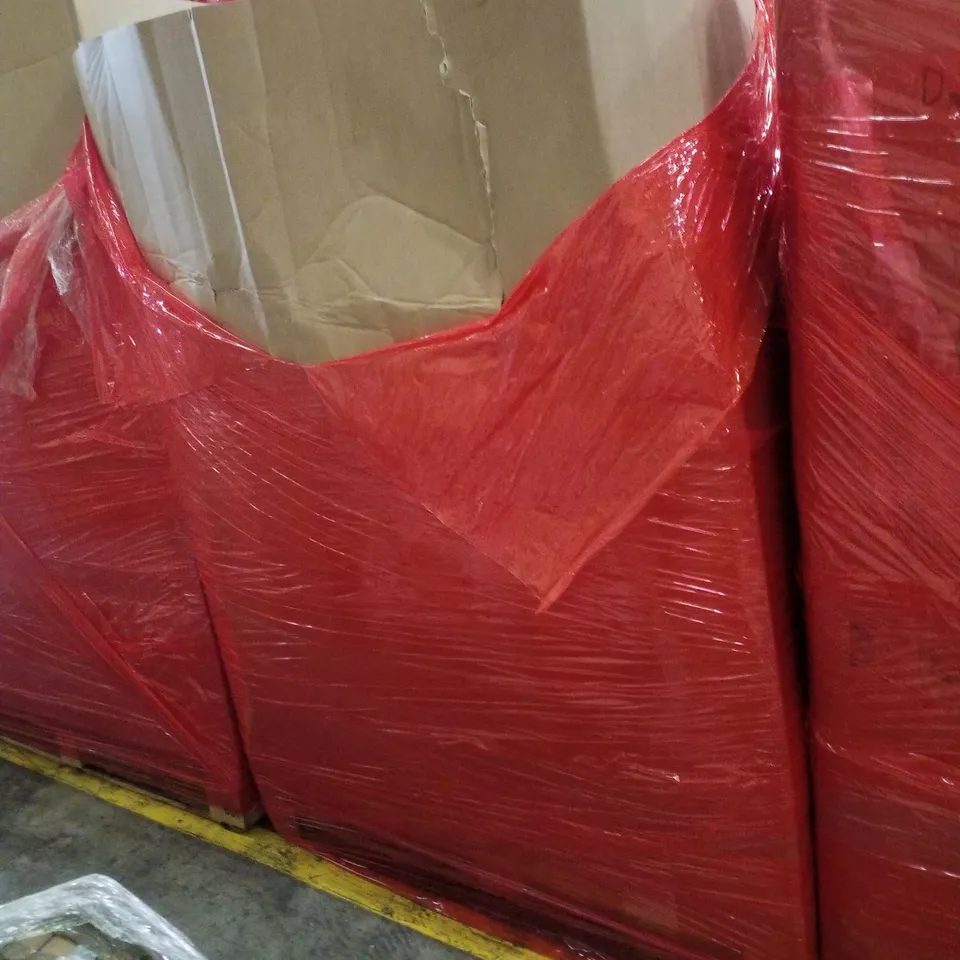 PALLET CONTAINING ASSORTED PRODUCTS INCLUDING STAINLESS STEEL FAUCET, INSECT KILLER, SHOWER MIXER & WEED BARRIER FABRIC