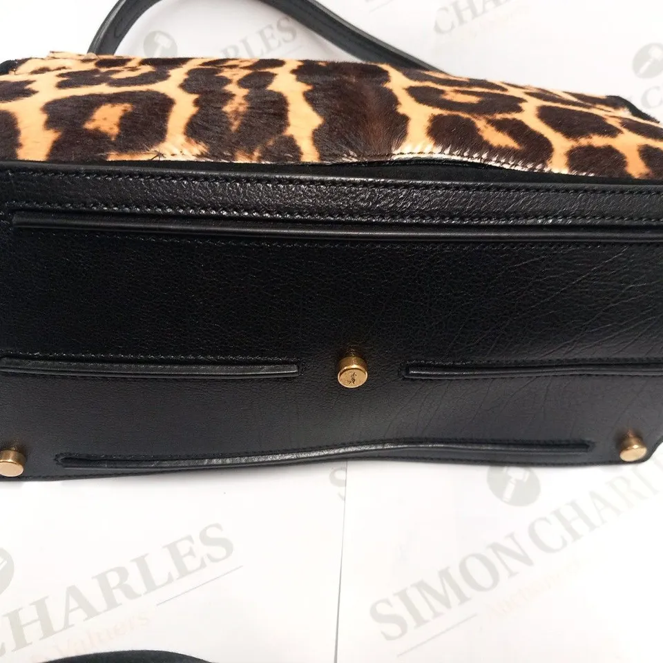 YVES SAINT LAURENT BORSA MUSE TWO BIG LEOPARD HANDBAG