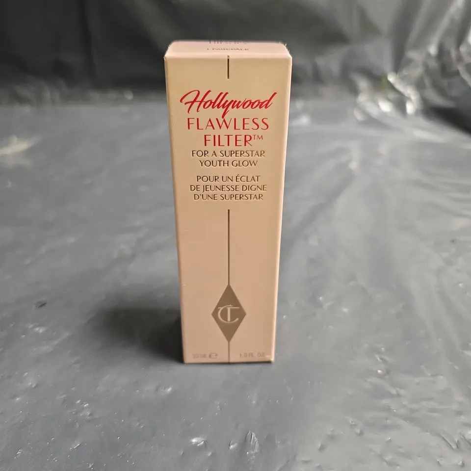 SEALED CHARLOTTE TILBURY HOLLYWOOD FLAWLESS FILTER – 30ML MAKE-UP BASE - FAIR/PALE