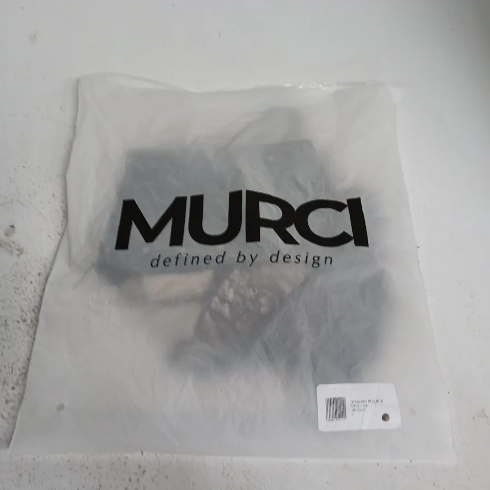 BAGGED MURCI KIKI TOP IN BROWN - SIZE 8