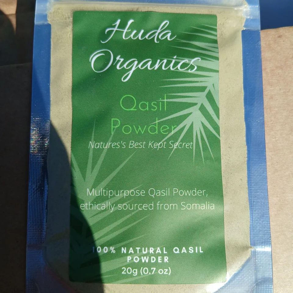 APPROXIMATELY 300 HUDA ORGANICS QASIL POWDER – 20G (0.7 OZ) – 100% NATURAL, ETHICALLY SOURCED FROM SOMALIA