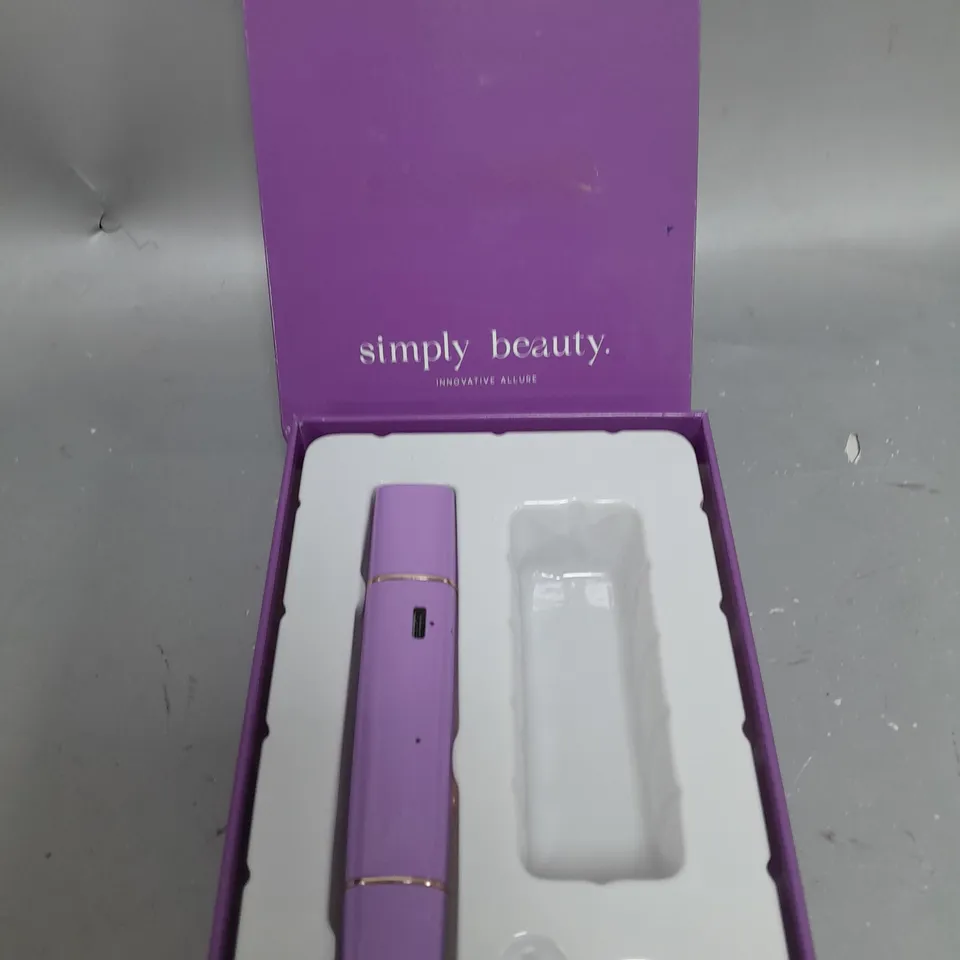 BOXED BEAUTY 2 IN 1 SUPER SMOOTH FACE & BROWS HAIR REMOVER, PURPLE