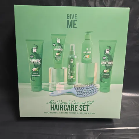 BOXED GIVE ME ALOE VERA & COCONUT OIL HAIRCARE SET
