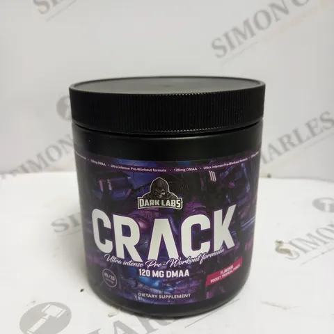 SEALED DARK LABS CRACK ULTRA INTENSE PRE-WORKOUT FORMULA - ROCKET TROPICAL PUNCH 