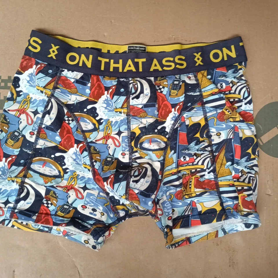 ON THAT ASS ORIGINALS CLEAT BOXER BRIEFS SIZE LARGE