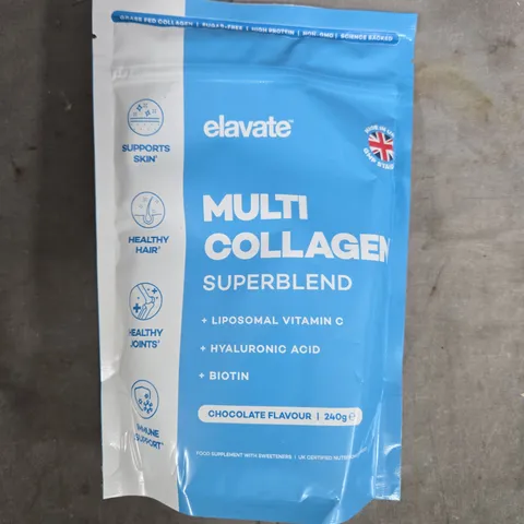 ELAVATE MULTI COLLAGEN SUPERBLEND - CHOCOLATE FLAVOUR, 240G