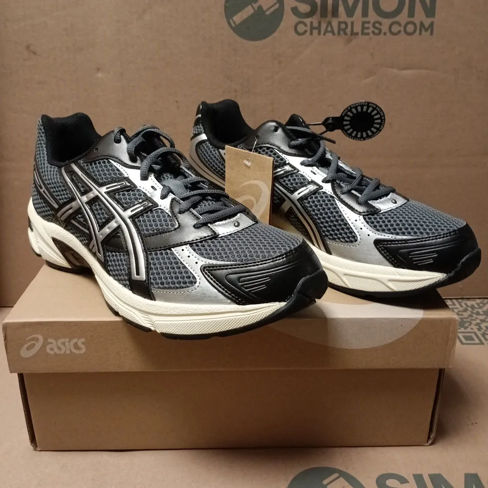 ASICS GEL-1130 TRAINERS – STEEL GREY/BLACK, UK 9 (EU 44)
