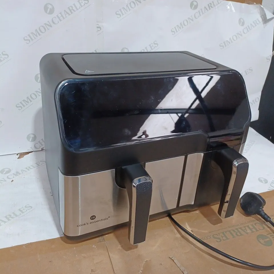 COOK'S ESSENTIALS 7.7L DUAL AIR FRYER