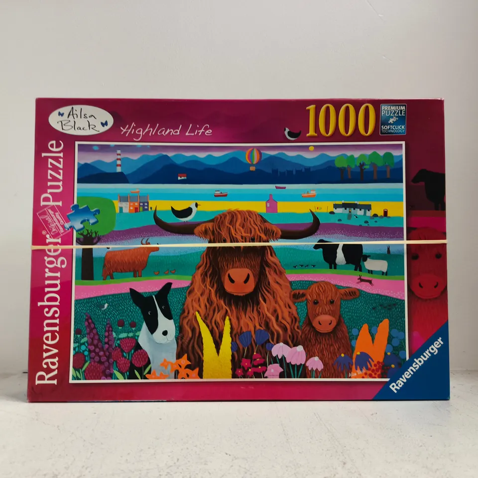 RAVENSBURGER 1000-PIECE PUZZLE – HIGHLAND LIFE