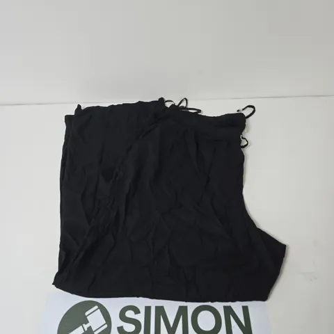 BONPRIX PLAIN BLACK TROUSERS SIZE 22