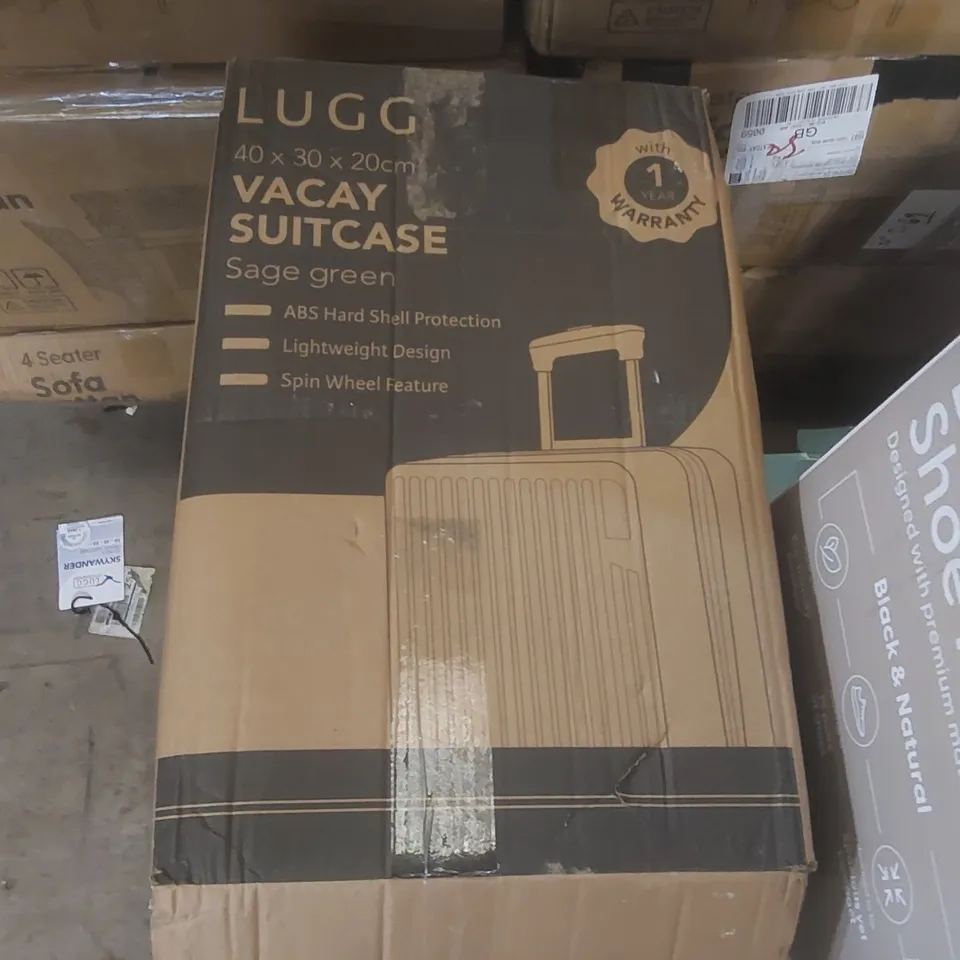 BOXED LUGG TRAVEL SUITCASE
