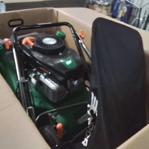 BOXED HAWKSMOOR 132CC HP PETROL LAWNMOWER 40CM