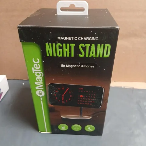 MAGNETIC CHARGING NIGHT STAND FOR IPHONES – BOXED