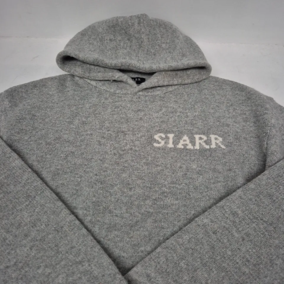 SIARR GREY HOODIE - LARGE
