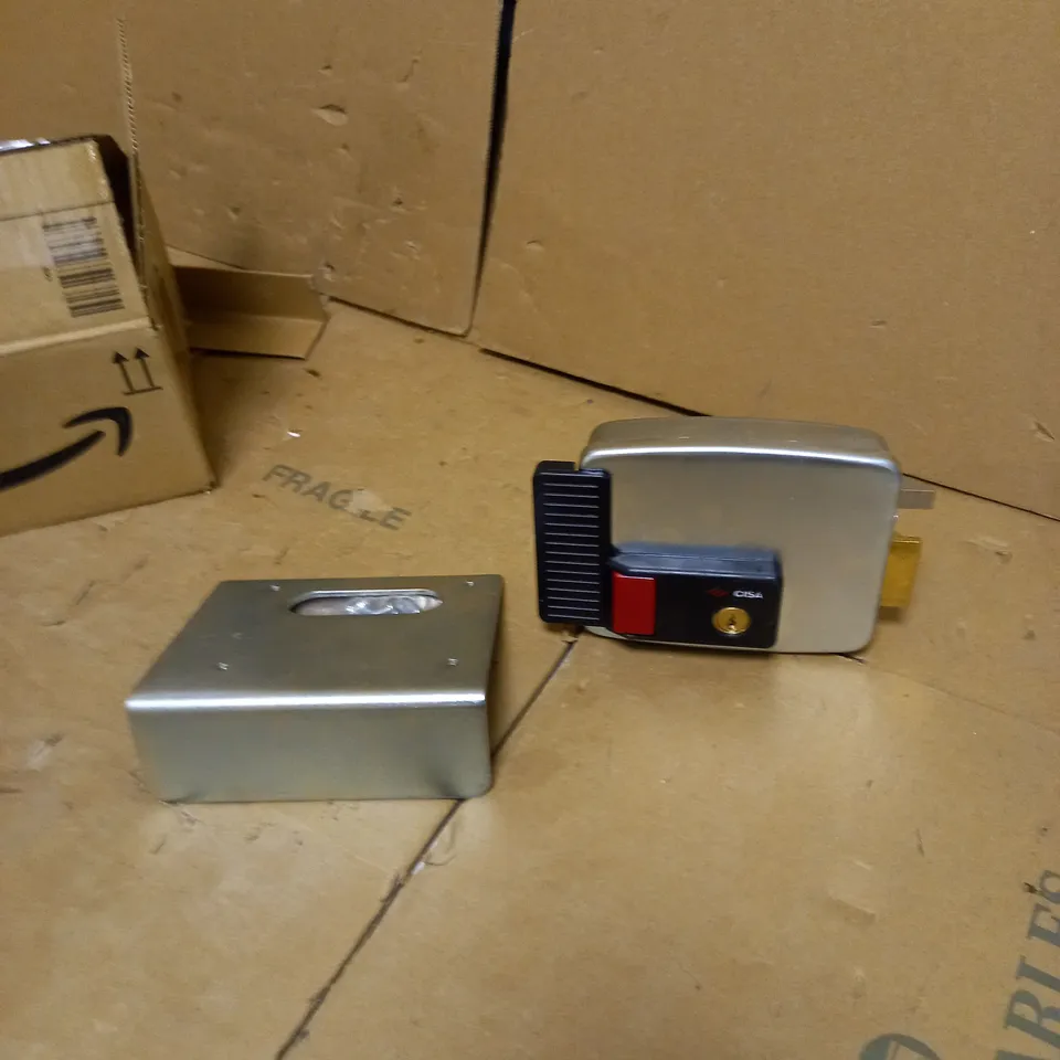 CISA Electric Lock, 12 V, Galvanised, Silver, 11731601