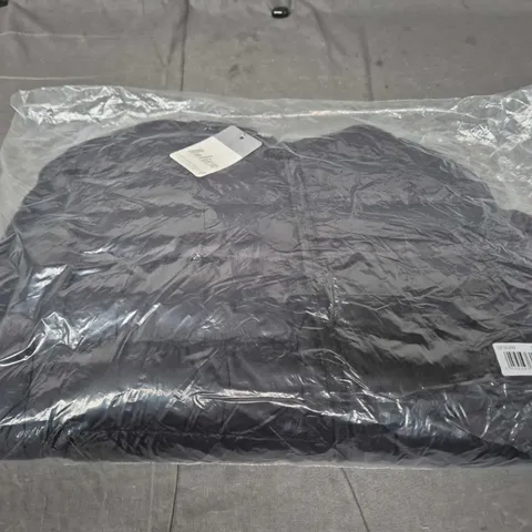 ON FIRE BLACK PADDED COAT SIZE XL