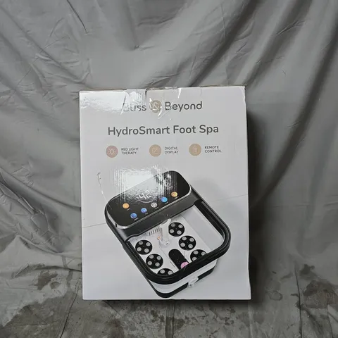 BLISS AND BEYOND HYDROSMART FOOT SPA BOXED