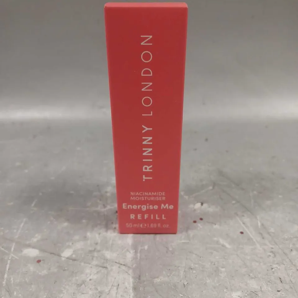 SEALED TRINNY LONDON ENERGISE ME NIACINAMIDE MOISTURISER REFILL 50ML