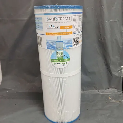 SEALED SANISTREAM IN-LINE SANITATION FILTER CARTRIDGE DL706