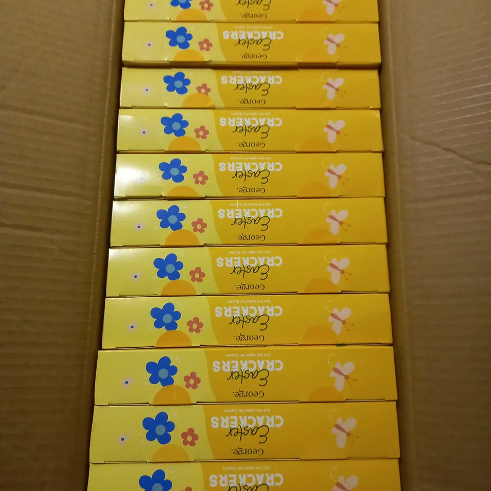 BRAND NEW BOX OF 12 PACK EASTER CRACKERS 