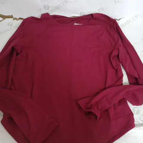 SWEATY BETTY BREATHE EASY LONG SLEEVE TOP - SMALL