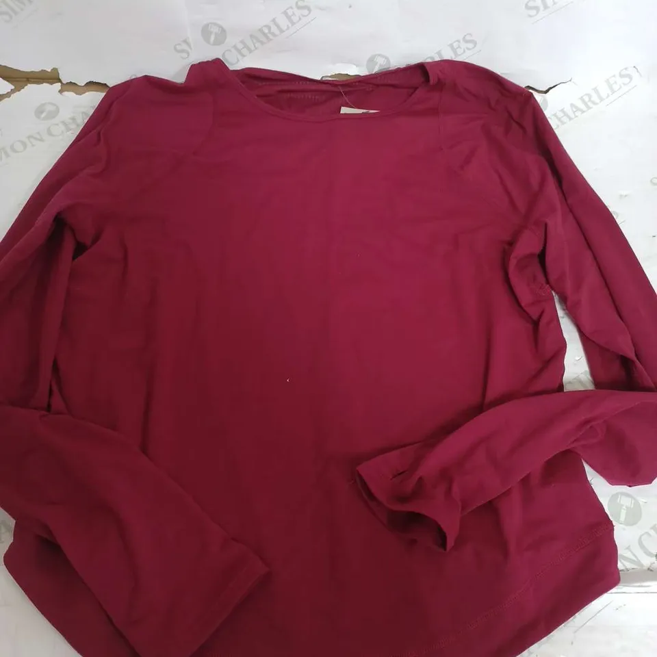 SWEATY BETTY BREATHE EASY LONG SLEEVE TOP - SMALL