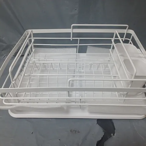 WHITE UNBRANDED DISH DRYING RACK