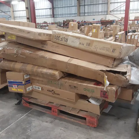 PALLET OF ASSORTED FURNITURE PARTS