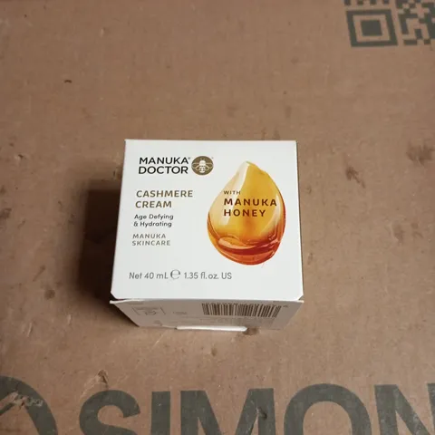 MANUKA DOCTOR CASHMERE CREAM WITH MANUKA HONEY – 40 ML – BOXED