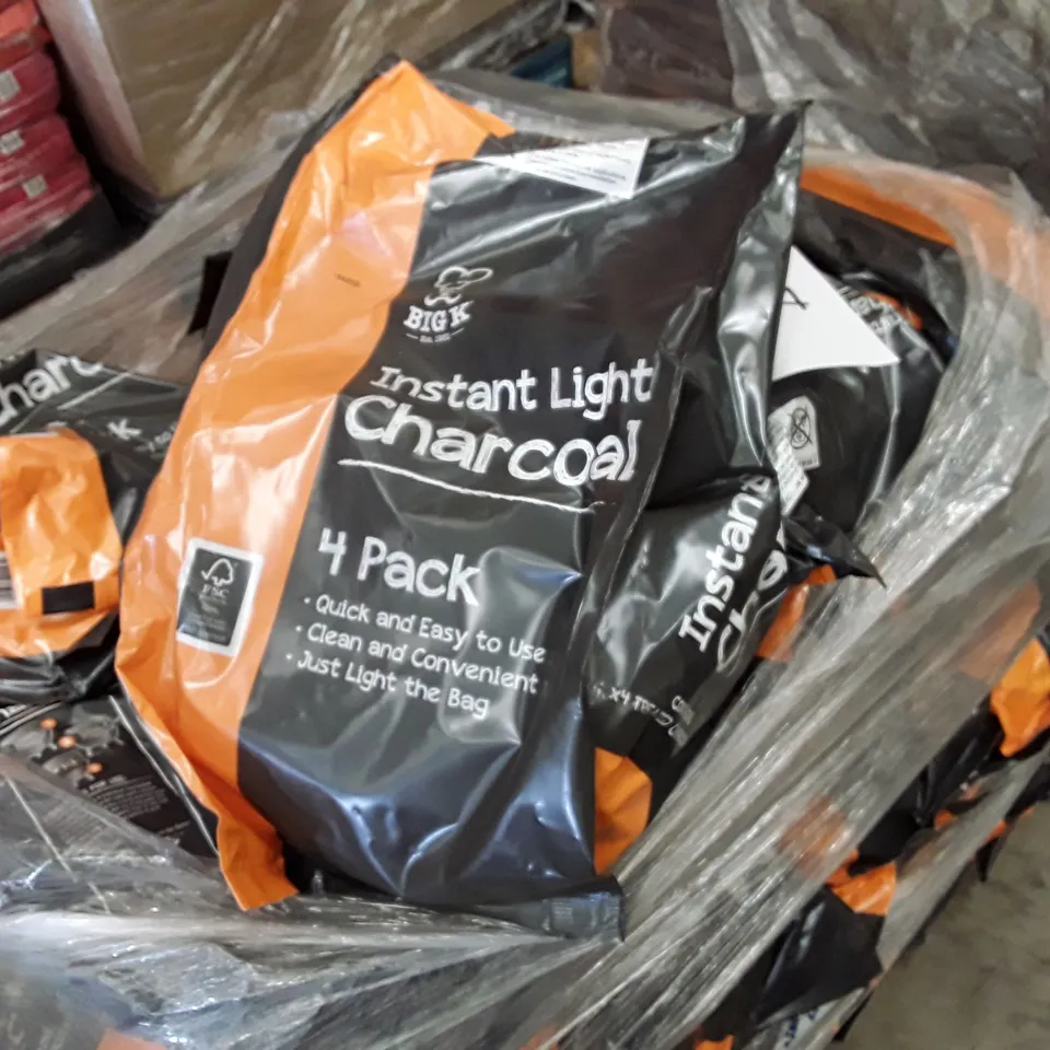 PALLET OF APPROXIMATELY 48 BAGS OF INSTANT LIGHT CHARCOAL 