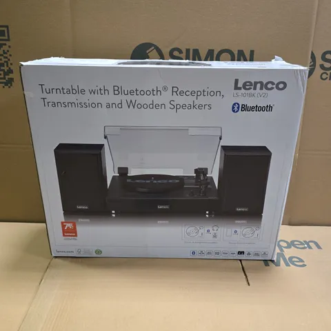 BOXED LENCO BLUETOOTH TURNTABLE LS-101BK V2