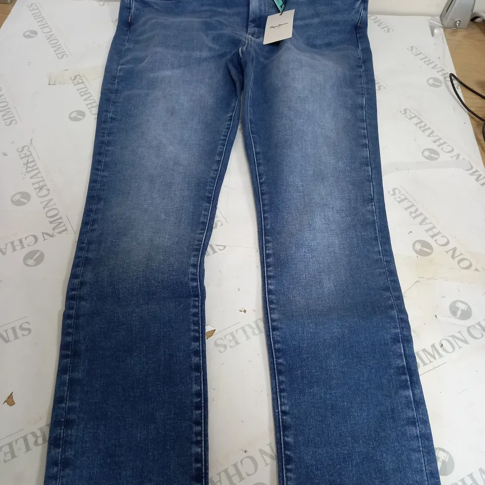 PEPE JEANS SKINNY HIGH WAIST REGENT JEANS IN NAVY - W34 L32