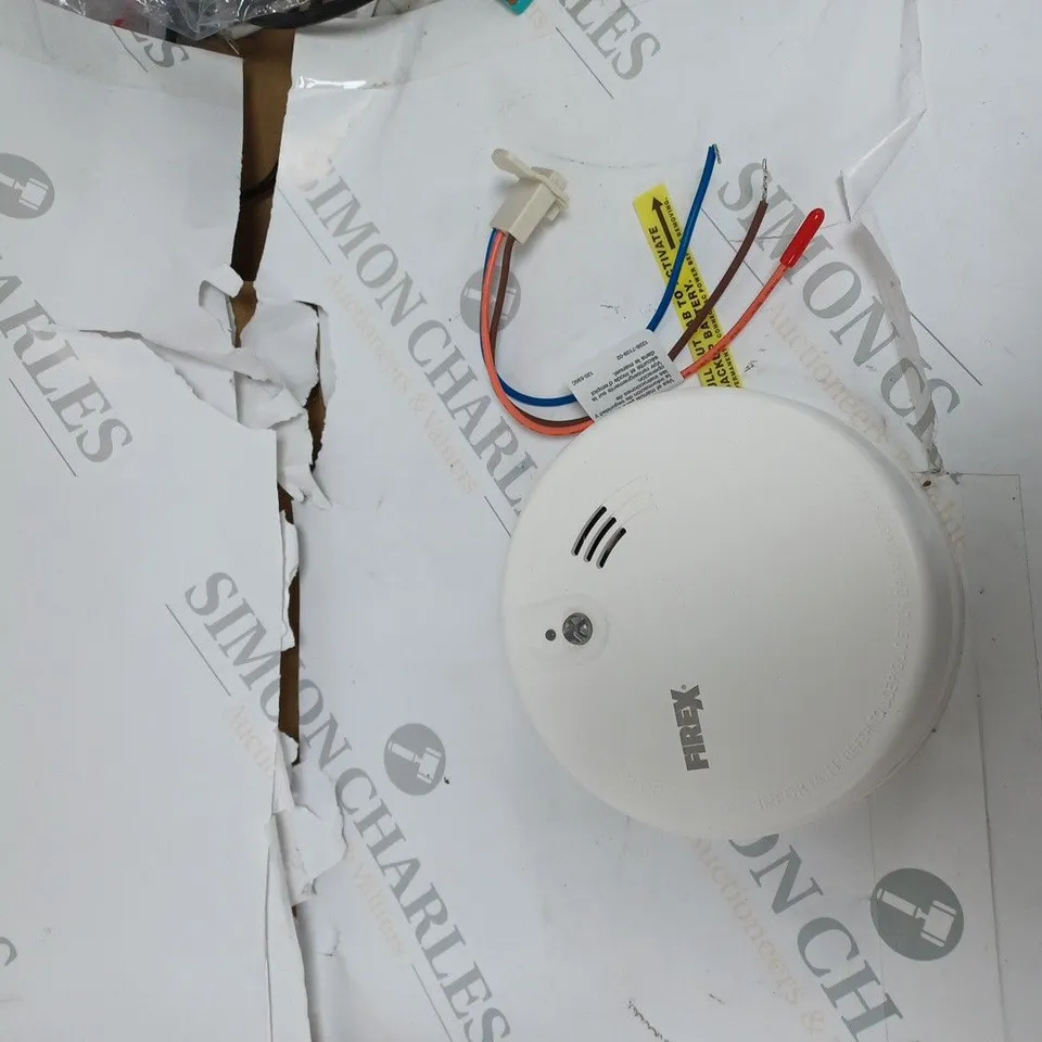 BOXED FIREX 230V MAINS POWERED OPTICAL SMOKE ALARM