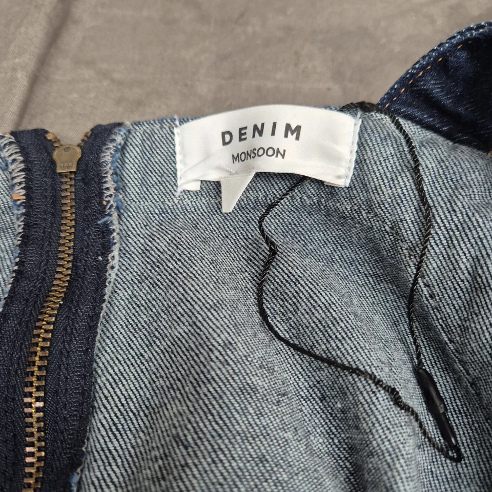 MONSOON DENIM PINAFORE DRESS – WOMEN'S