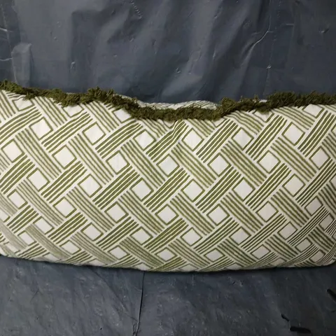 HOEM ALEXA 30x60 POLYESTER CUSHION ON OLIVE