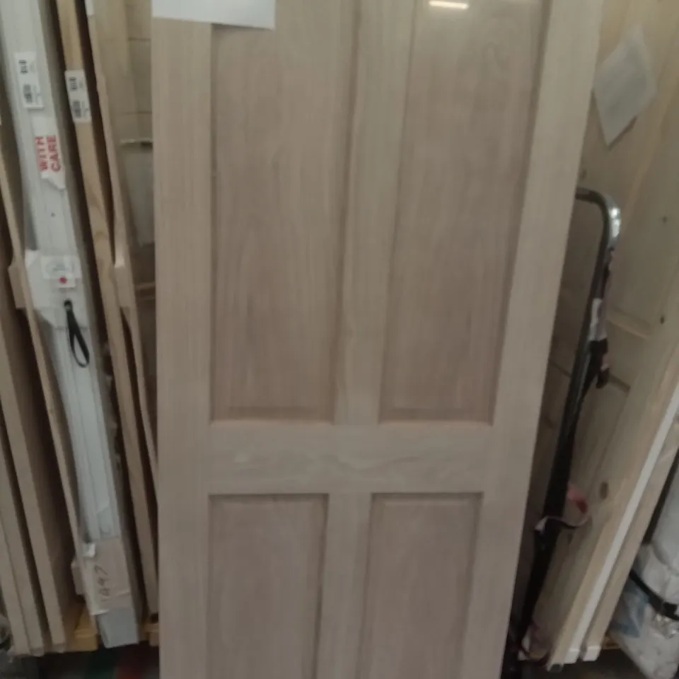 4 PANEL OAK VENEER INTERNAL DOOR 2040×826MM