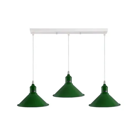 BOXED DUTCHER 3-LIGHT SILVER KITCHEN ISLAND CHANDELIER (1 BOX)